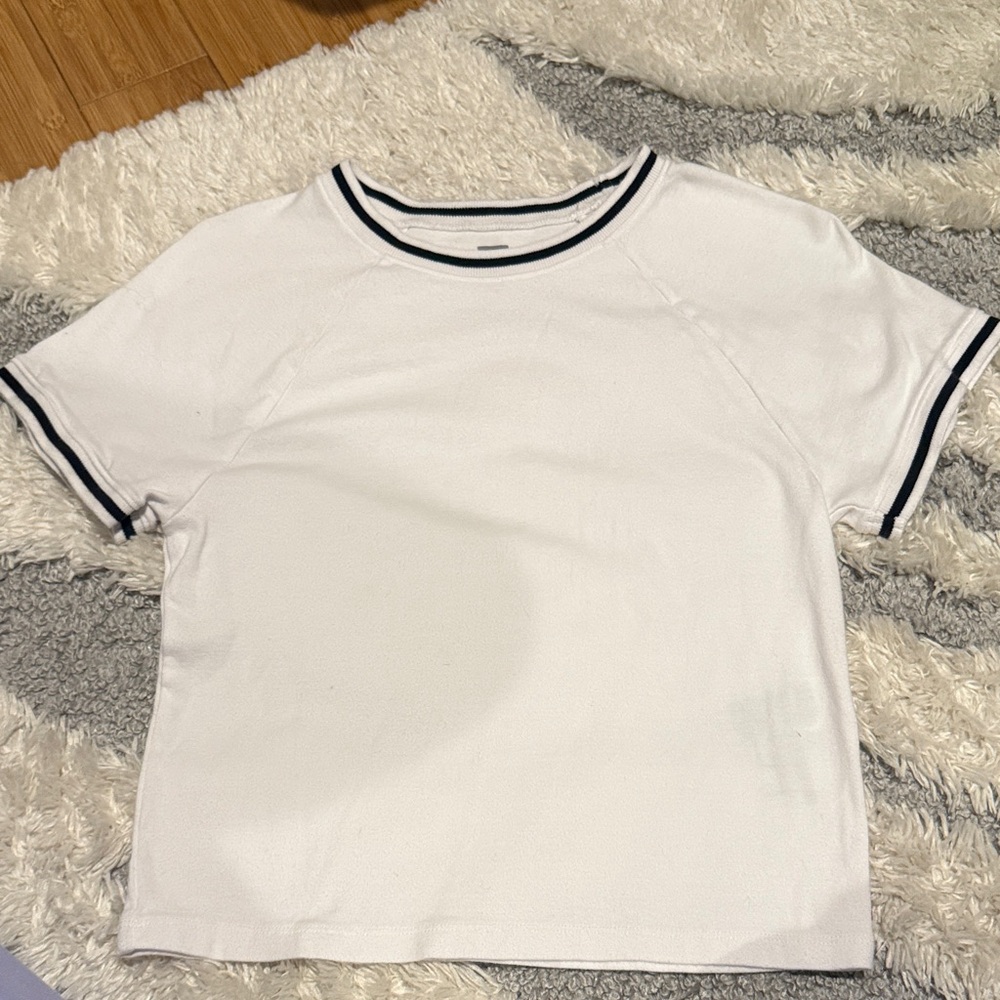 Levi's White Tee with Black Accents